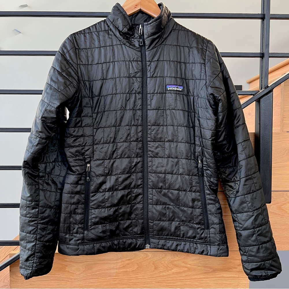Patagonia Nano Puff Liner Jacket Black Size Small - Lightweight Quilted Ladies